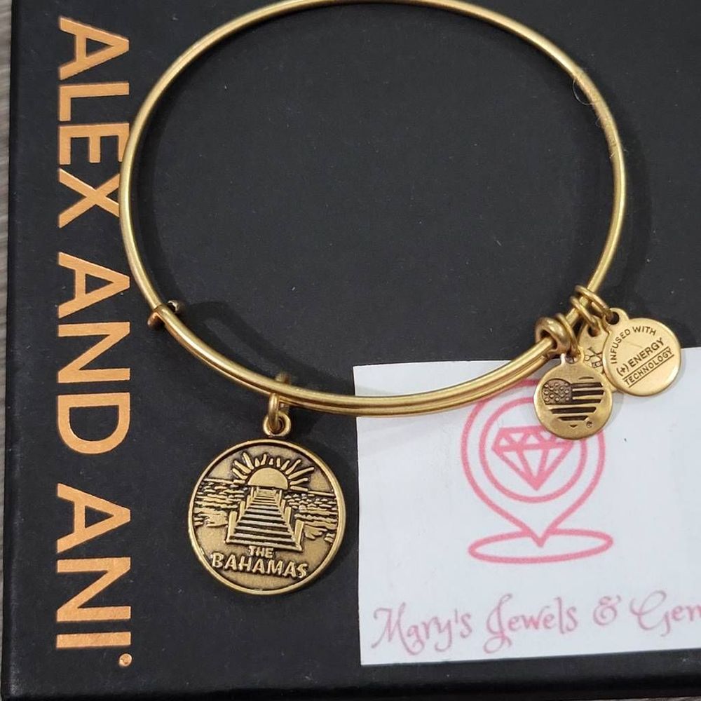 Alex and Ani Bahamas charm bracelet